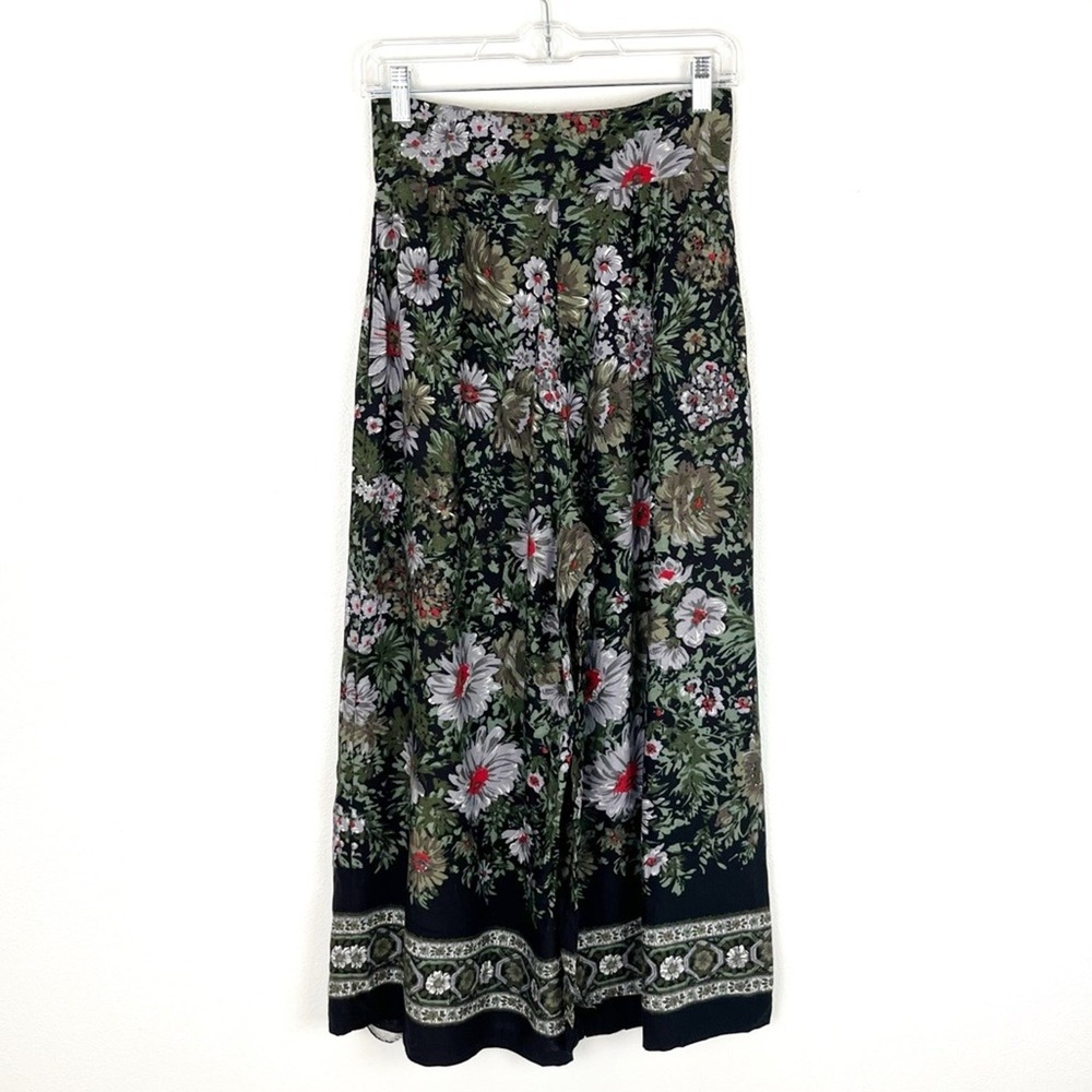 Vintage Floral Palazzo Pants - Picture 4 of 13